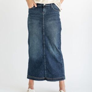 Denim Maxi Skirt